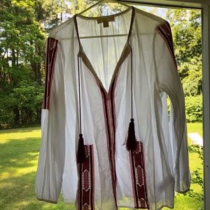 Michael Kors XL Boho Blouse